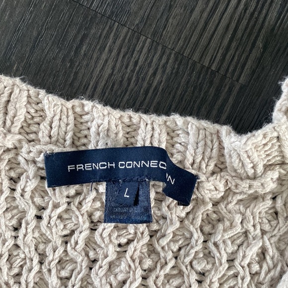 🍍French Connection 🍍Heavy Knit sweater🍍size large 🍍B-2 - Picture 2 of 2